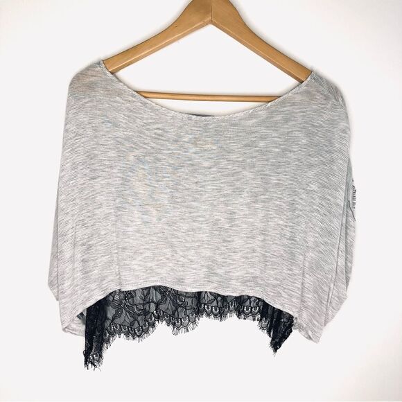 Calvin Klein oversized crop Lace Tee, S - Picture 2 of 5